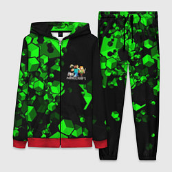 Женский 3D-костюм MINECRAFT, цвет: 3D-красный