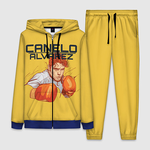 Женский костюм Canelo Alvarez / 3D-Синий – фото 1