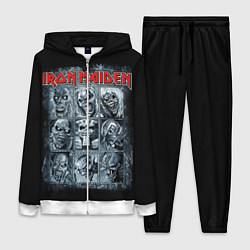 Женский 3D-костюм Iron Maiden, цвет: 3D-белый
