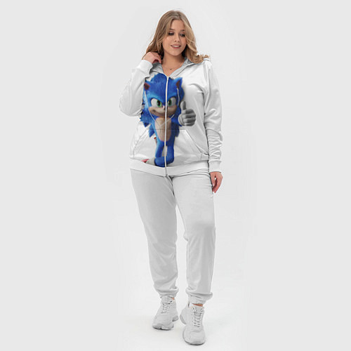 Женский костюм SONIC / 3D-Белый – фото 4