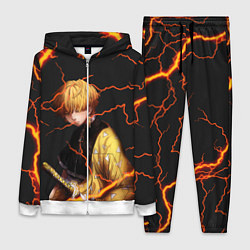 Женский 3D-костюм KIMETSU NO YAIBA, цвет: 3D-белый