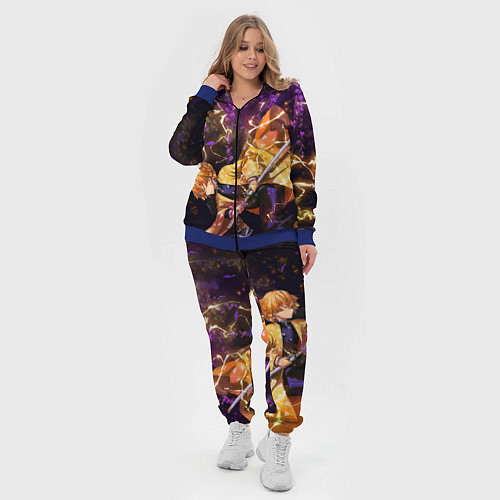 Женский костюм KIMETSU NO YAIBA / 3D-Синий – фото 4