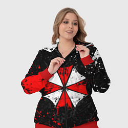 Женский 3D-костюм RESIDENT EVIL UMBRELLA, цвет: 3D-красный — фото 2