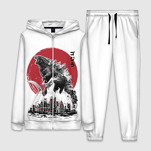 Женский костюм GODZILLA / 3D-Белый – фото 1