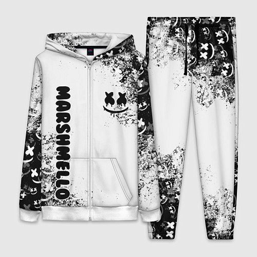 Женский костюм Marshmello / 3D-Белый – фото 1