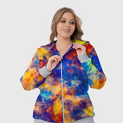 Женский 3D-костюм Огненно-синий полутон, цвет: 3D-меланж — фото 2