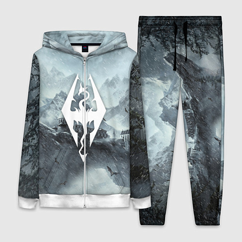 Женский костюм THE ELDER SCROLLS / 3D-Белый – фото 1