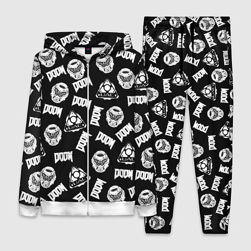 Женский костюм Doom Eternal / 3D-Белый – фото 1