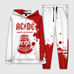 Женский 3D-костюм ACDC Back in Black, цвет: 3D-белый