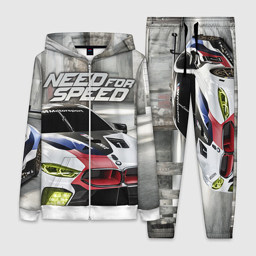 Женский костюм Need for Speed / 3D-Белый – фото 1