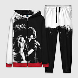 Женский 3D-костюм ACDC, цвет: 3D-красный