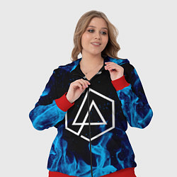 Женский 3D-костюм LINKIN PARK, цвет: 3D-красный — фото 2