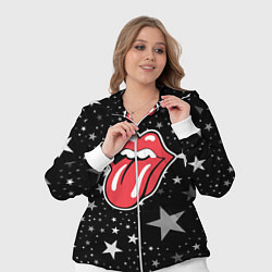 Женский 3D-костюм Rolling stones star, цвет: 3D-белый — фото 2