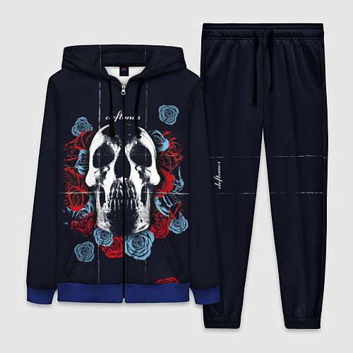 Женский костюм Deftones Rose / 3D-Синий – фото 1