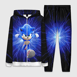 Женский 3D-костюм SONIC, цвет: 3D-белый