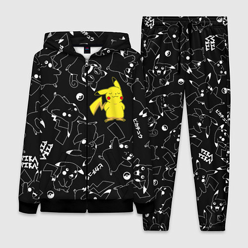 Женский костюм ПИКАЧУ / 3D-Черный – фото 1