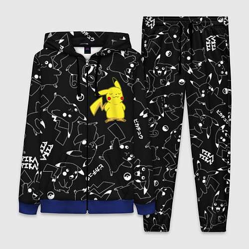 Женский костюм ПИКАЧУ / 3D-Синий – фото 1