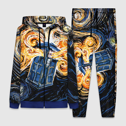 Женский костюм Van Gogh Tardis / 3D-Синий – фото 1