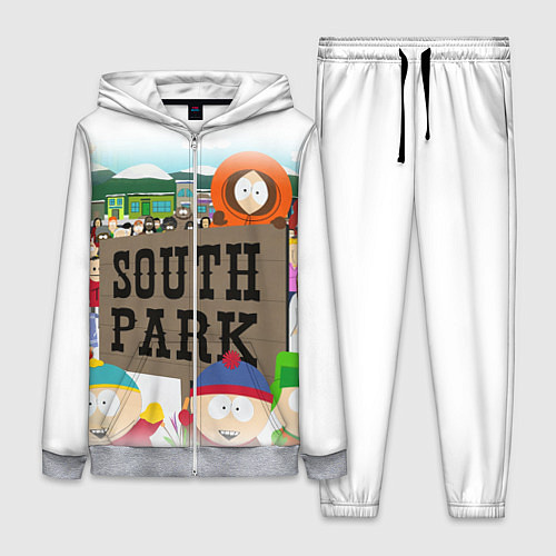 Женский костюм ЮЖНЫЙ ПАРК / 3D-Меланж – фото 1