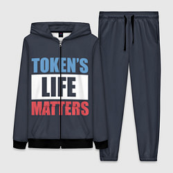 Женский 3D-костюм TOKENS LIFE MATTERS, цвет: 3D-черный