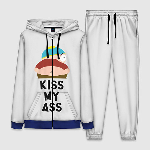 Женский костюм Kiss My Ass / 3D-Синий – фото 1