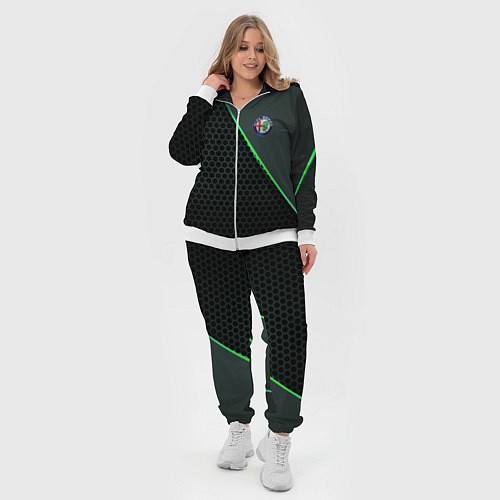 Женский костюм Alfa Romeo / 3D-Белый – фото 4