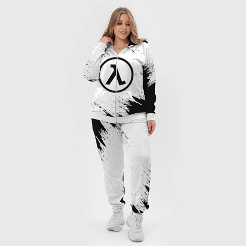 Женский костюм HALF-LIFE 3 / 3D-Белый – фото 4