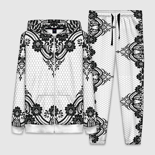 Женский костюм Кружева / 3D-Белый – фото 1