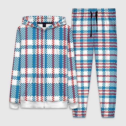 Женский костюм Текстура Сумка Челнока / 3D-Белый – фото 1