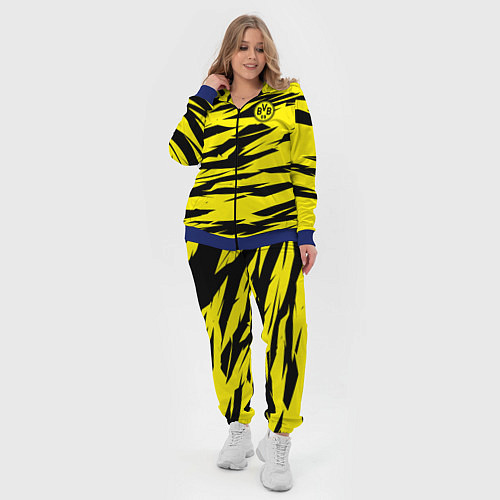 Женский костюм FC Borussia / 3D-Синий – фото 4