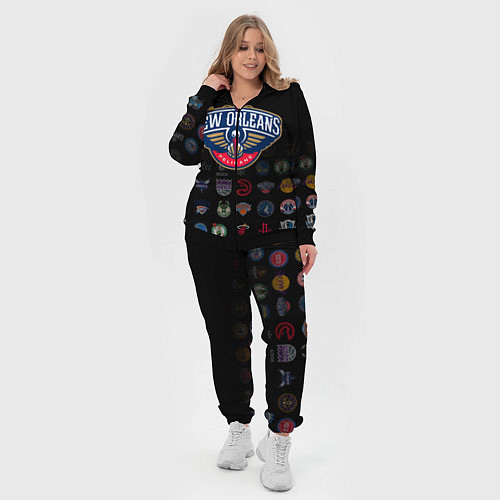 Женский костюм New Orleans Pelicans 1 / 3D-Черный – фото 4