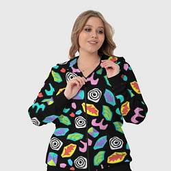 Женский 3D-костюм Очень странные дела, цвет: 3D-черный — фото 2