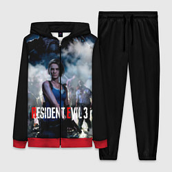 Женский 3D-костюм RESIDENT EVIL 3, цвет: 3D-красный