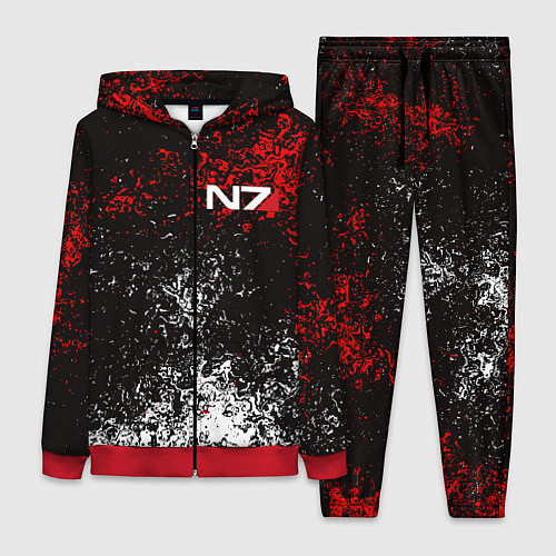 Женский костюм MASS EFFECT N7 / 3D-Красный – фото 1