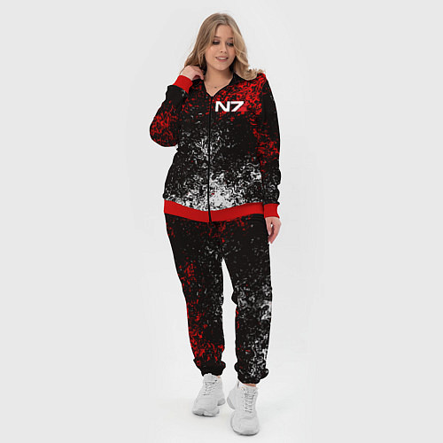 Женский костюм MASS EFFECT N7 / 3D-Красный – фото 4