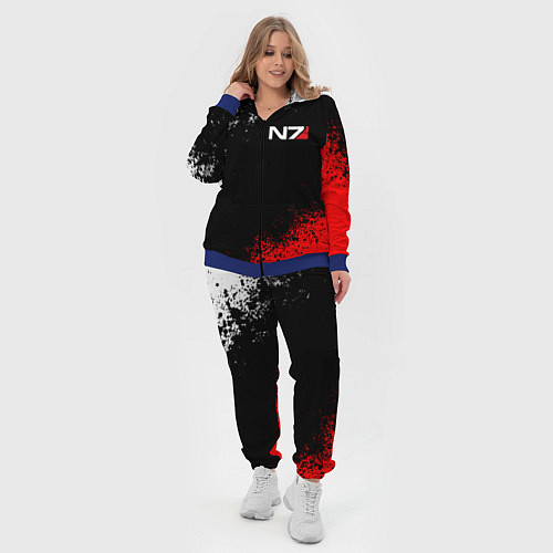 Женский костюм MASS EFFECT N7 / 3D-Синий – фото 4