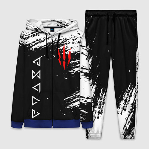 Женский костюм ВЕДЬМАК / 3D-Синий – фото 1