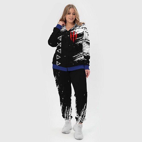 Женский костюм ВЕДЬМАК / 3D-Синий – фото 4