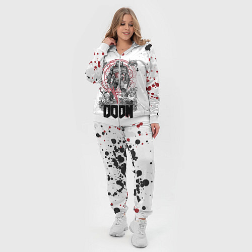 Женский костюм Doom / 3D-Белый – фото 4