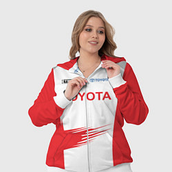 Женский 3D-костюм Toyota Driver, цвет: 3D-белый — фото 2