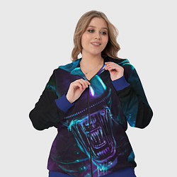 Женский 3D-костюм ЧУЖОЙ, цвет: 3D-синий — фото 2