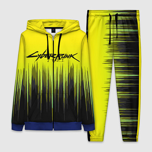 Женский костюм CYBERPUNK 2077 / 3D-Синий – фото 1