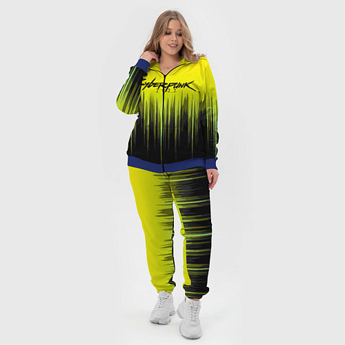 Женский костюм CYBERPUNK 2077 / 3D-Синий – фото 4