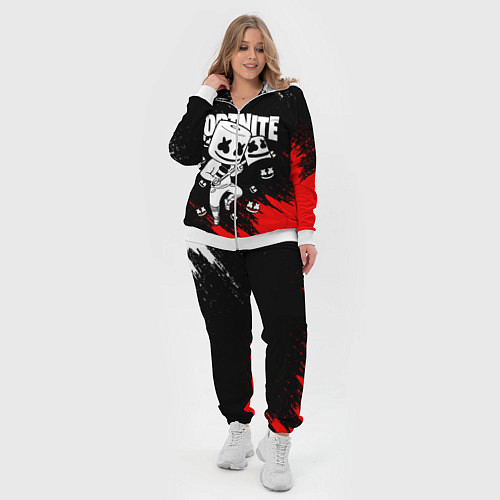 Женский костюм FORTNITE x MARSHMELLO / 3D-Белый – фото 4