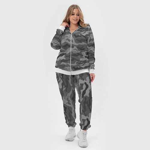 Женский костюм КАМУФЛЯЖ GREY / 3D-Белый – фото 4