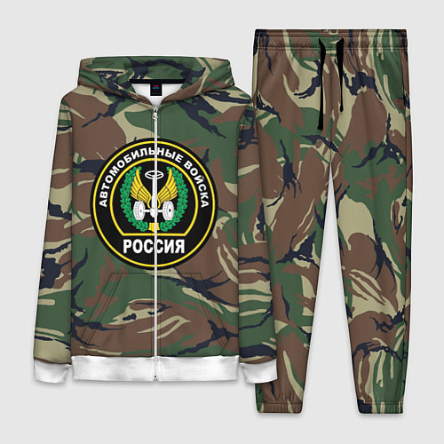 Женский костюм Автомобильные войска камуфляж / 3D-Белый – фото 1