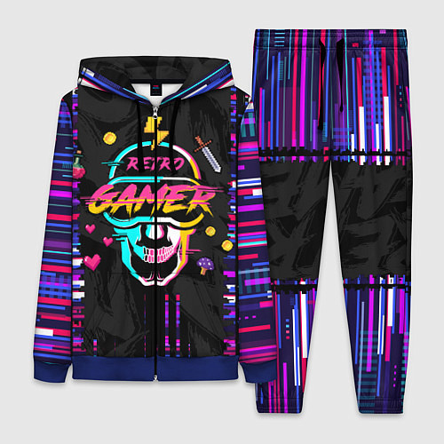 Женский костюм RETROGAMER3D47 / 3D-Синий – фото 1