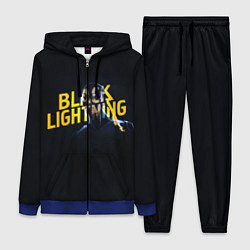 Женский 3D-костюм Black Lightning - Thunder, цвет: 3D-синий