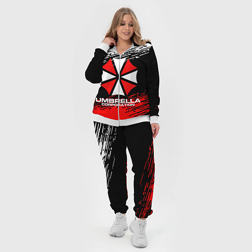 Женский костюм Umbrella Corporation / 3D-Белый – фото 4