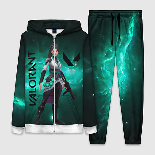 Женский костюм Valorant / 3D-Белый – фото 1